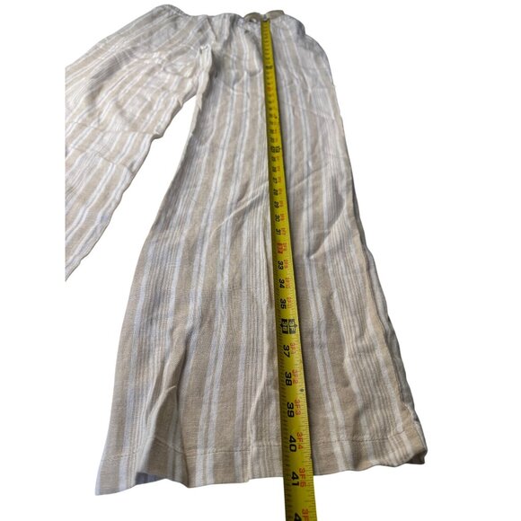 Ellen Tracy NWT Womens Striped Linen Pants Size S With Tags - Picture 12 of 13